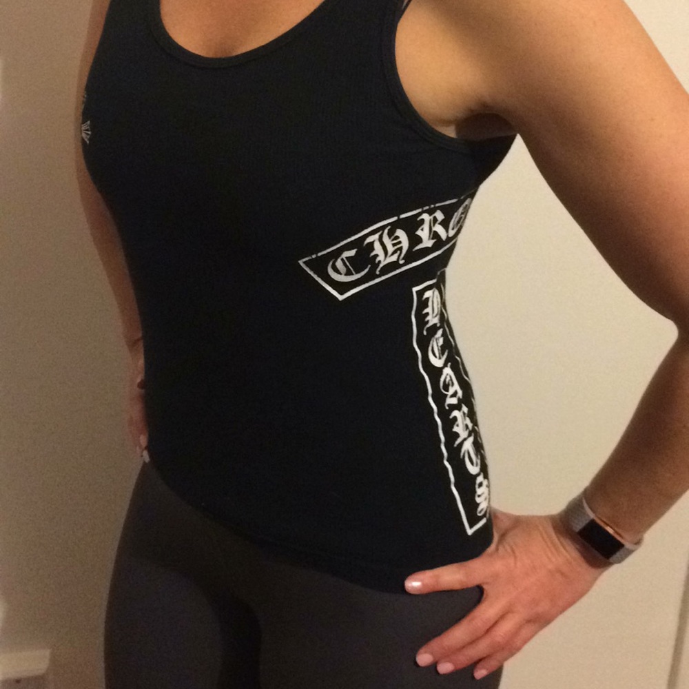 Chrome hearts vintage ribbed tank